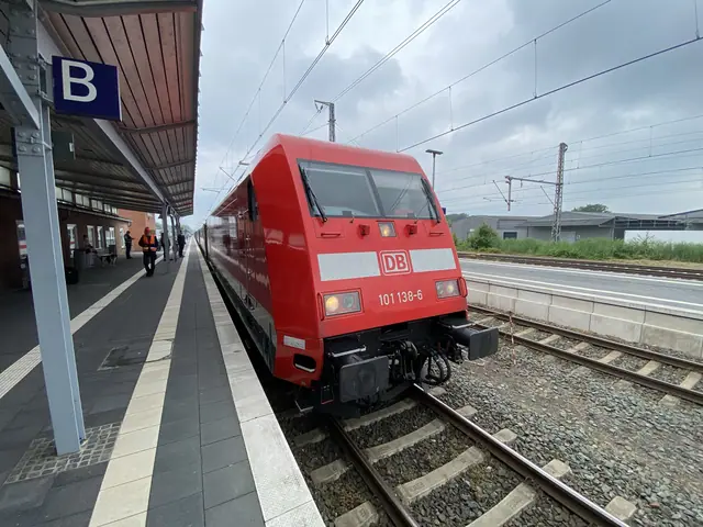 DB 101 138-6 op spoor B in Bad Bentheim