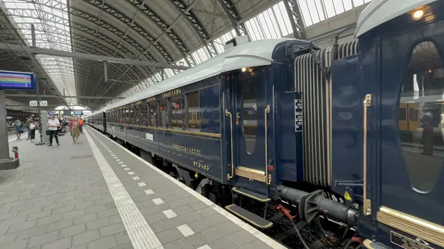 Venice Simplon-Orient-Express op Amsterdam Centraal