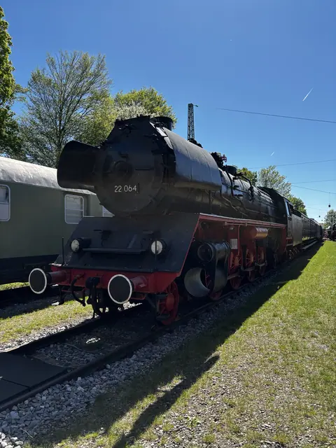 Stoomloc 22 064 in Nördlingen